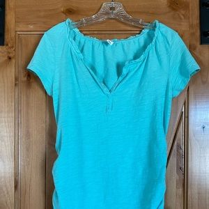 Old Navy maternity T-shirts with side ruching size M